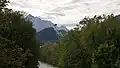 Blick von der Brücke in der Amraser Straße