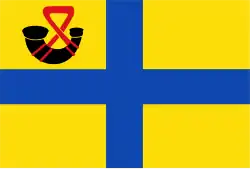 Flagge des Ortes Burgum
