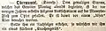 Bericht vom Ende des Aussichtsturms in der "Volksstimme aus dem Frickthal" vom 18. August 1909