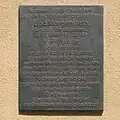 Gedenktafel für Lina Morgenstern am Haus Linienstraße&nbsp;47 in Berlin-Mitte