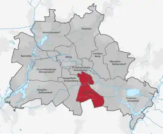 Ortsteile des Bezirks Neukölln