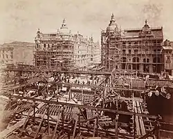 Straßendurchbruch an der Spree, 1887