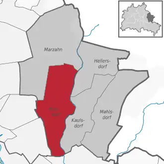 Ortsteile des Bezirks Marzahn-Hellersdorf