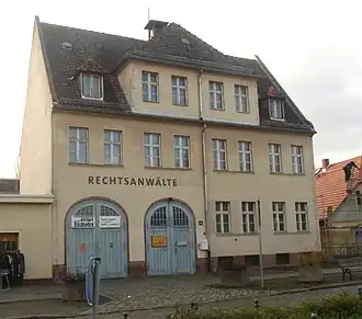 Ansicht der ehem. Feuerwache von Nordwesten