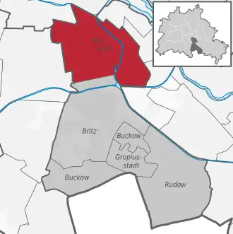 Ortsteile des Bezirks Neukölln