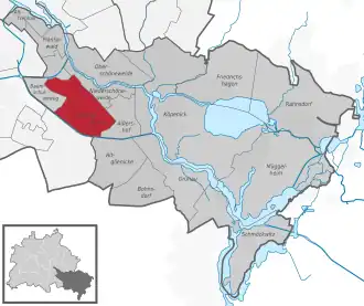 Ortsteile des Bezirks Treptow-Köpenick