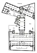 Grundriss des Küchengeschosses