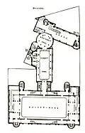 Grundriss des Saalgeschosses