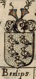 Sittichwappen bei Schannat, 1726