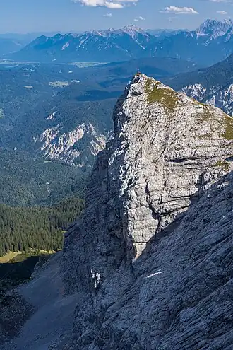 Bernadeinkopf vom Alpspitznordwandsteig