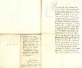 Bernhard Prüschenk von Hardegg belehnt Leopold Grabner zu Rosenberg 1562 mit den von seinem Bruder Georg hinterlassenen Hardeggschen Lehensgüter.