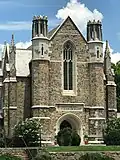 Eines der gotischen College-Gebäude am Berry College