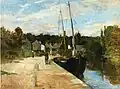 Berthe Morisot: Rosbras im Salon 1868