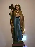 Statue der heiligen Oranna in der Kapelle