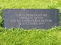 Text für das Euthanasiedenkmal beim Schloss Mirabell