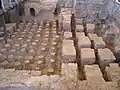 Hypocaustenanlage im Badekomplex