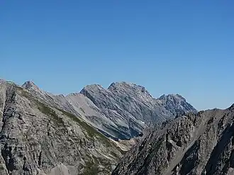 Der Kleine und Große Bettelwurf von der Mandlspitze