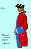 Régiment de Bettens 1734 bis 1762
