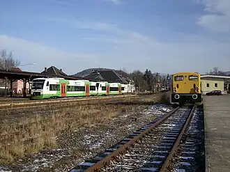 Bahnanlagen 2008, vor Umbau.