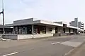 Strassenansicht des Güterschuppen
