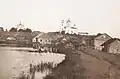 Landschaft der Stadt und das Kloster