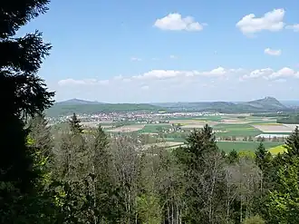 Blick vom Bucher Säntis über das Bibertal