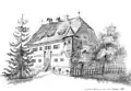 Unteres Schloss 1860, nach A. von Bibra