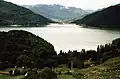 Stausee mit Staudamm