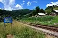 Der Haltepunkt an der Bahnstrecke Salva–Vișeu de Jos