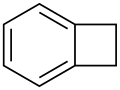 Struktur von Benzocyclobuten