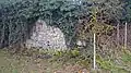 Burgmauer Biedesheim von außen (Osten)