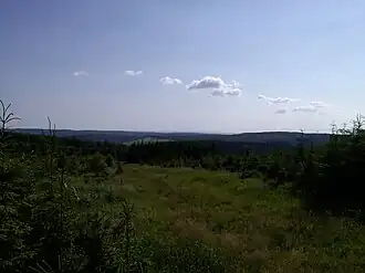 Blick vom Bielstein in Richtung Eschenstruth