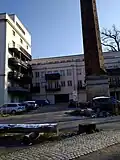 Sanierte und umgebaute Bienertmühle mit Lofts von Westen (2018)
