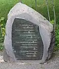Gedenkstein für die Hinrichtungsopfer