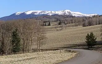 Der Big Vostilla Peak im April