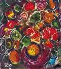 Bild 4: Blumenstrauß, 1960er, Öl auf Leinen, 25 × 23,5