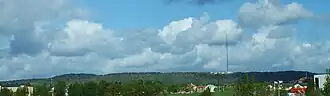 Der Westhang, von Skövde aus gesehen.
