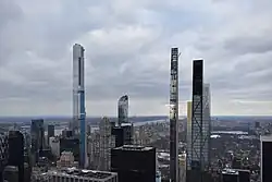 Central Park Tower im Ensemble der Billionaires' Row am 22.&nbsp;Dezember 2020