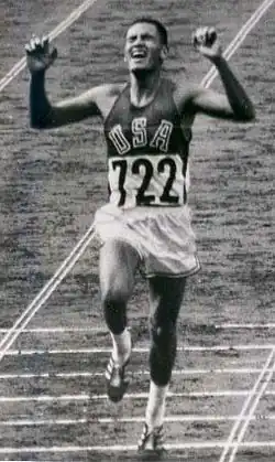 Billy Mills bei Olympia 1964