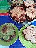 Kue bingka, ein traditioneller Kuchen des Banjar-Volkes