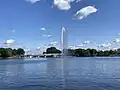 Binnenalster mit Blick auf die Lombardsbrücke