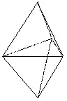 Trigonale Dipyramide (Kristallklasse 6)