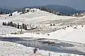 Der Fluss im Winter