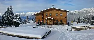 Die Birgitzer Alm im Winter 2009