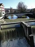 Birs, Dornach, Standort, Kraftwerk-Nepomukbrücke