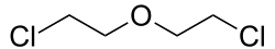Strukturformel von Bis(2-chlorethyl)ether