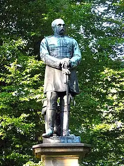 Das Bismarck-Standbild in Bad Kissingen