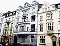 Bismarckstraße 104 und 106 (Mitte und rechts)