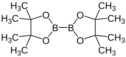Strukturformel von Bispinacolatodibor