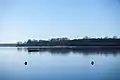 Badeinsel an der Badestelle in Ahlefeld-Bistensee